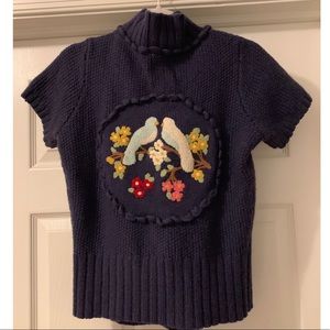 Anthropologie Moth Lovebirds Cardigan Size Large